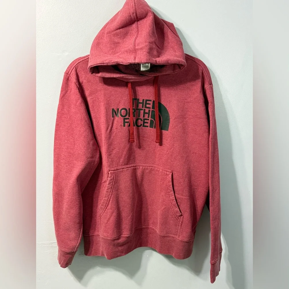 The North Face Men’s Hoodie in Heathered Red Color Men’s Jacket Size‎ Large